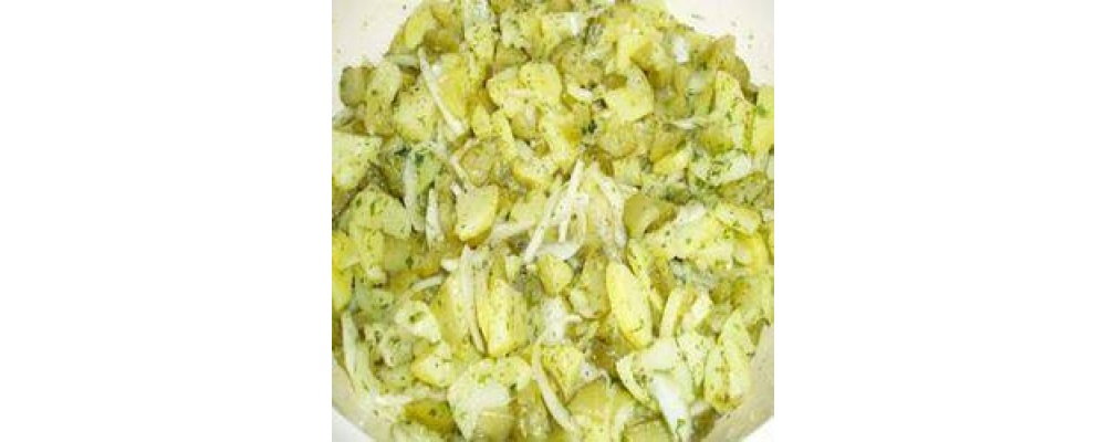 Картопляний салат з часником