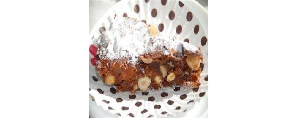 Шоколадний panforte (пиріг з горіхів і сухофруктів)
