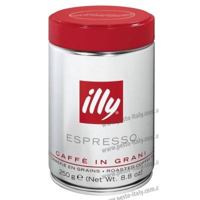 Кава в зернах illy Espresso 250 г (ж/б)