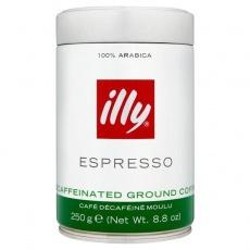 Illy Esperesso decaffeinated ground coffee