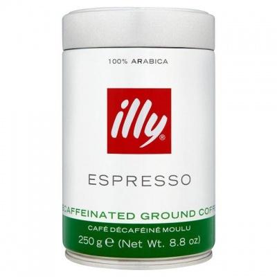 Молотый кофе Illy Esperesso decaffeinated ground coffee