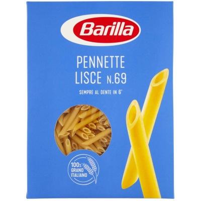 Макарони класичні Barilla Pennette Lisce 100% італійська мука 0,5кг
