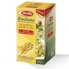 Макарони Barilla Emiliane Le Sottili Lasagne all Uovo 0,5кг