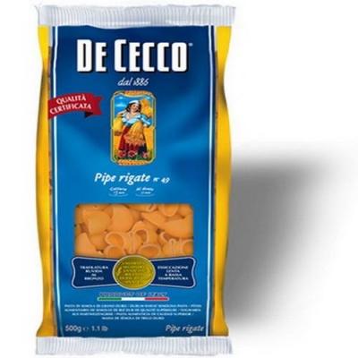 Класичні De Cecco Pipe Rigate n.49 0.5 кг