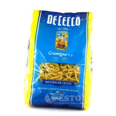 Классические макароны De Cecco Gramigna n.31 0.5 кг