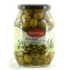 Оливки Baresa зелені з кісточкою 0,950кг
