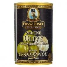 Оливки Kaiser Franz Josef Exclusive Zelene olivy v mirn slanem nalevu plnne esne..