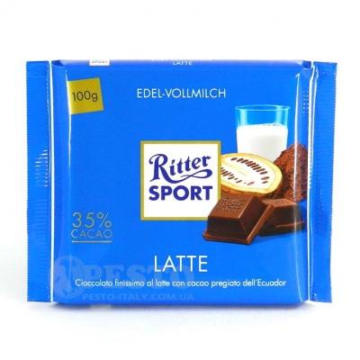 Шоколад Ritter Sport молочний 35% какао 100 г