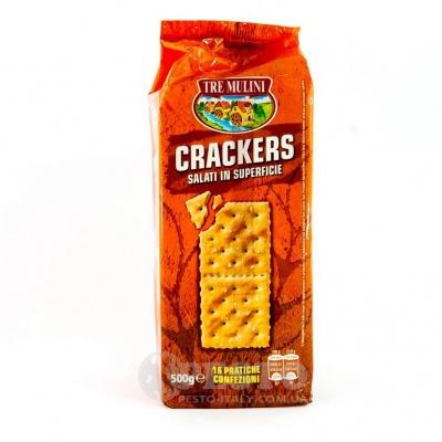 Крекер Tre Mulini Crackers солений 0.550 кг