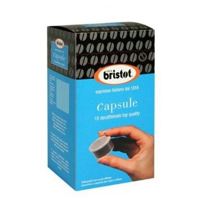 В капсулах Bristot Capsule decaffeinato top quality 18 капсул