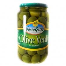 Оливки зелені Varia Gusto Olive Verdi з кісточкою 565г