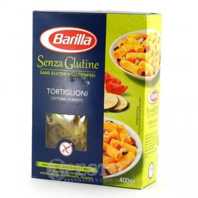 Біологічно чисті та безглютенові Barilla Senza Glutine Tortiglioni 400 г