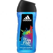 Гель для душа мужской Adidas Team Five 250мл