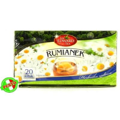 В пакетиках Sir Edward tea Rumianek 20 шт