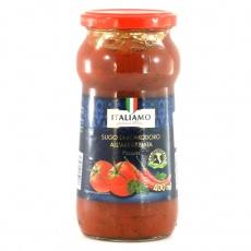Соус томатний Italiamo з гострим перцем 400мл