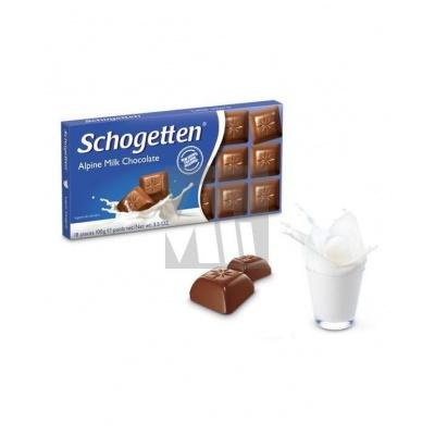 Шоколад Schogetten alpine milk 18 часточок 100 г