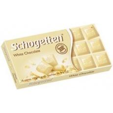 Шоколад Schogetten white cokolate 18 часточок. 100г