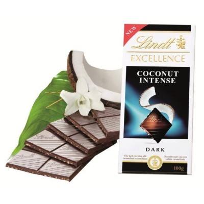 Шоколад Lindt coconut intense 100 г