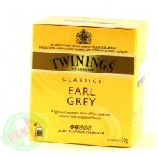 Чай Twinings classics earl grey 10 пакетиків
