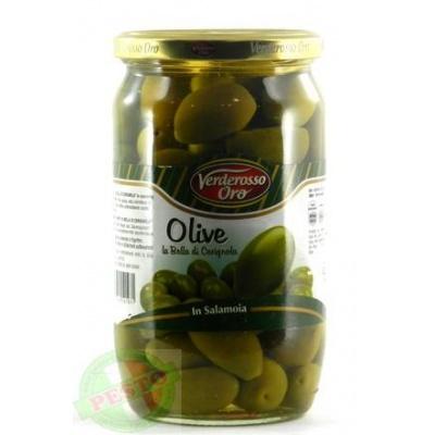 Зелені Verderosso Oro olive la Bella di Cerignola 0.70 кг