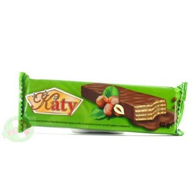 Вафельки Katy горіхова в шоколаді 40 г