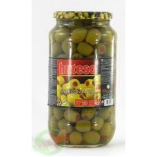 Оливки Hutesa olive con paprika 0,9кг