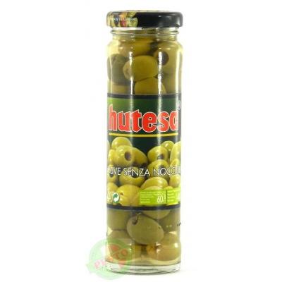 Зелені Hutesa olive senza noccioli 140 г