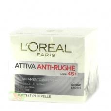 Крем Loreal paris attiva anti-rughe anni 45+ 50мл