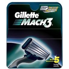 Змінні касети для бриття Gillette Mach3 5шт