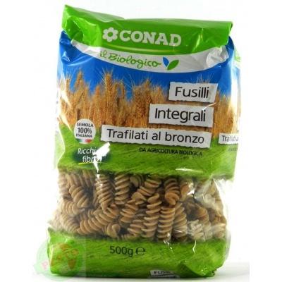 З житньої муки Conad Biologica Fusili Integrali 0.5 кг