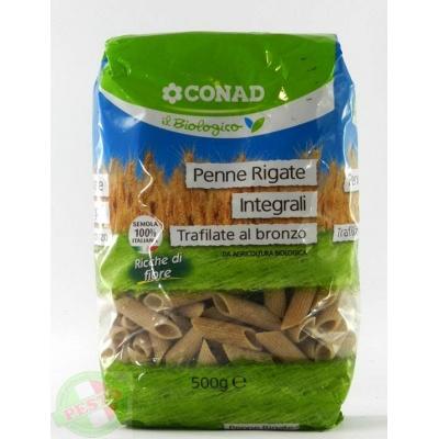 Из ржаной муки Conad Biologica Penne Rigate Integrali 0.5 кг