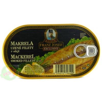 Филе Kaiser Mackerel smoked fillets in oil 170 г (скумбрия)