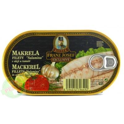 Філе Kaiser Mackerel fillets saamina in oil tomato 170 г (скумбрія)