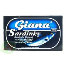 Сардина Giana Sardinky ve vlastni stave 125g