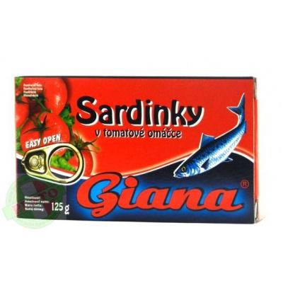 Сардина Giana Sardinky v tomatove omacce 125 г