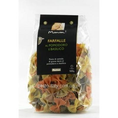 Кольорові Mmm Farfalle al pomodoro e basilico 0.5 кг