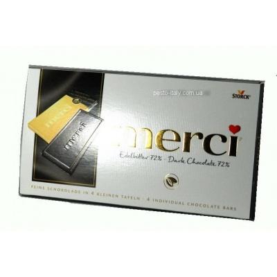 Шоколад MERCI Darck Chocolate 72% 100 г