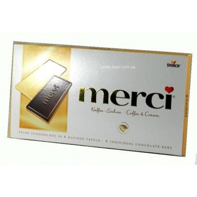 Шоколад MERCI Coffe e Cream 100 г