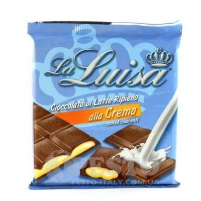 Шоколад La Luiza Cioccolato al latte alla Crema 150 г