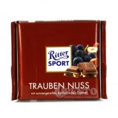 Шоколад Ritter Sport trauben nuss 100г