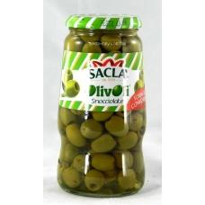 Оливки зелені без кісточок Sacla Snocciolate 0,560кг