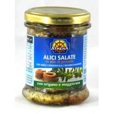 Анчоусы Alici Salate ATHENA con origano e maggiorana 200г