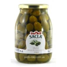 Оливки Sacla Olive bella di gerignola 1кг