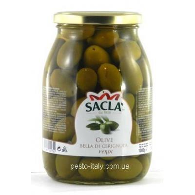Зеленые Sacla Olive bella di gerignola 1 кг