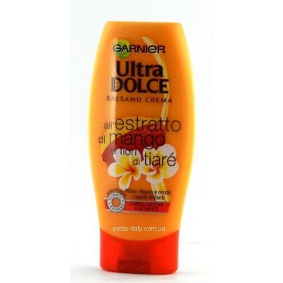 Бальзам для волосся Garnier ULTRA DOLCE екстракт манго і квітки тіарі 200мл 