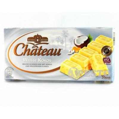 Шоколад Chateau weisse kokos 200 г