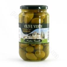 Оливки гіганти Antico Casale olive verdi formato convenienza 0,565кг