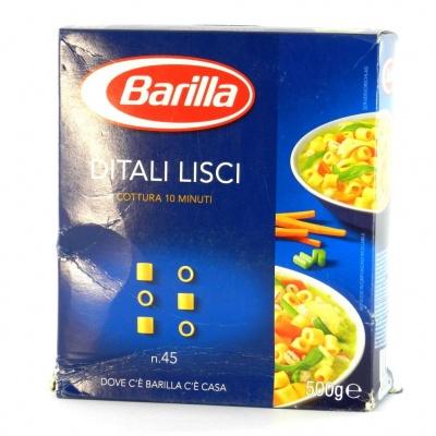 Классические макароны Barilla Ditali lisci 0.5 кг