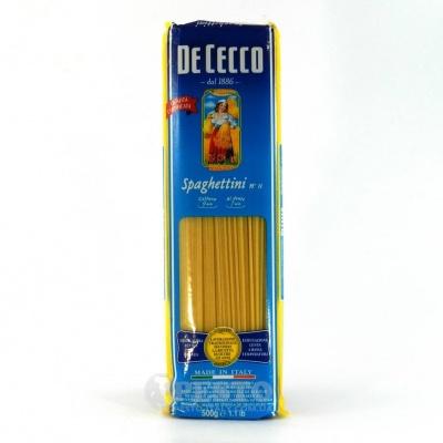 Класичні макарони De Cecco Spaghetti n.11 0.5 кг
