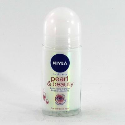 Шариковый антиперспирант Nivea pearl beauty 50мл